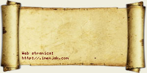 Tanja Raković vizit kartica